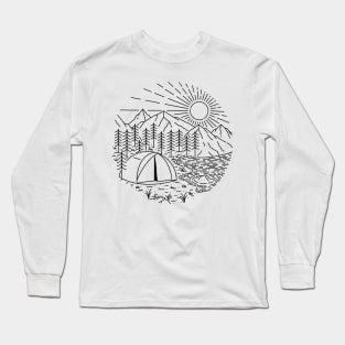 Camping Long Sleeve T-Shirt